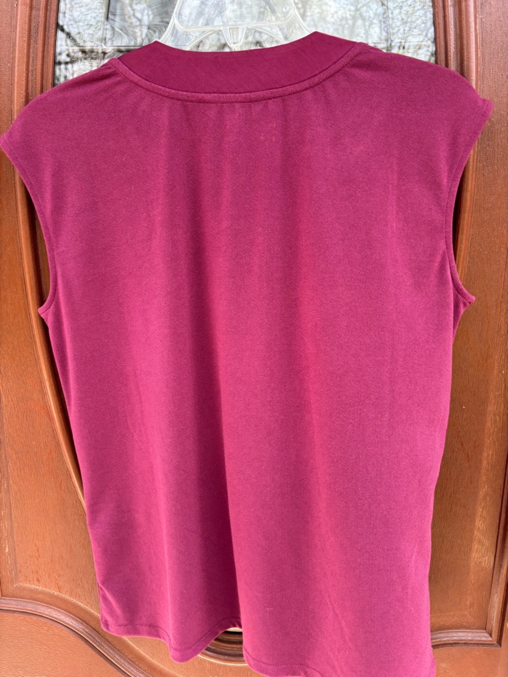 Banana Republic Sleeveless V-Neck Camisole in Deep Berry - Picture 3 of 5